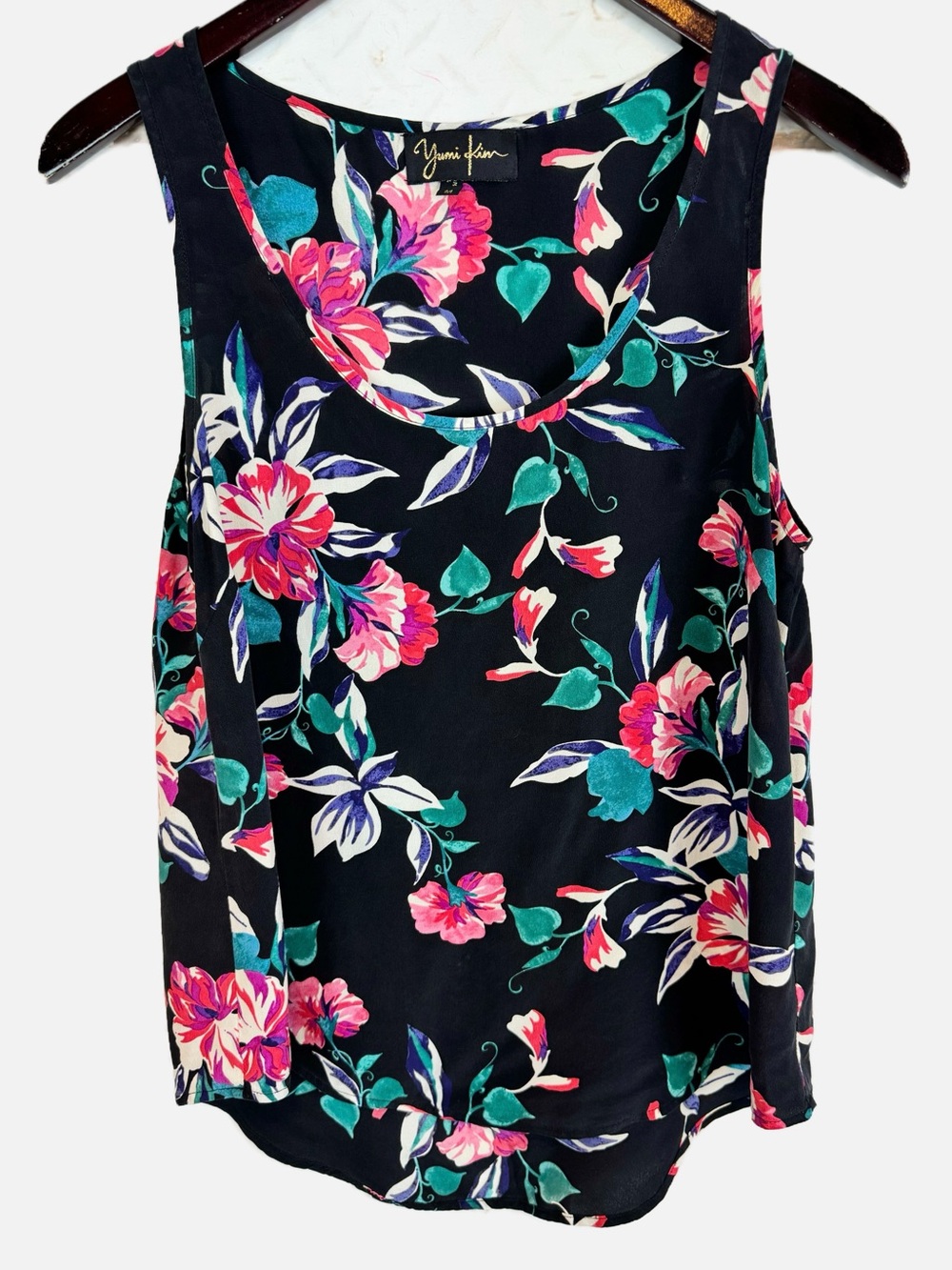 Yumi Kim | 100% Silk Floral Tank, M